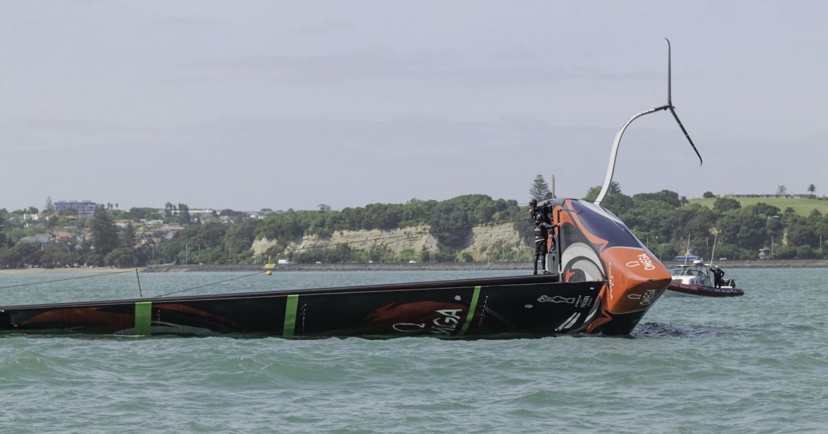 ETNZ AC75 capsize 18Dec'19